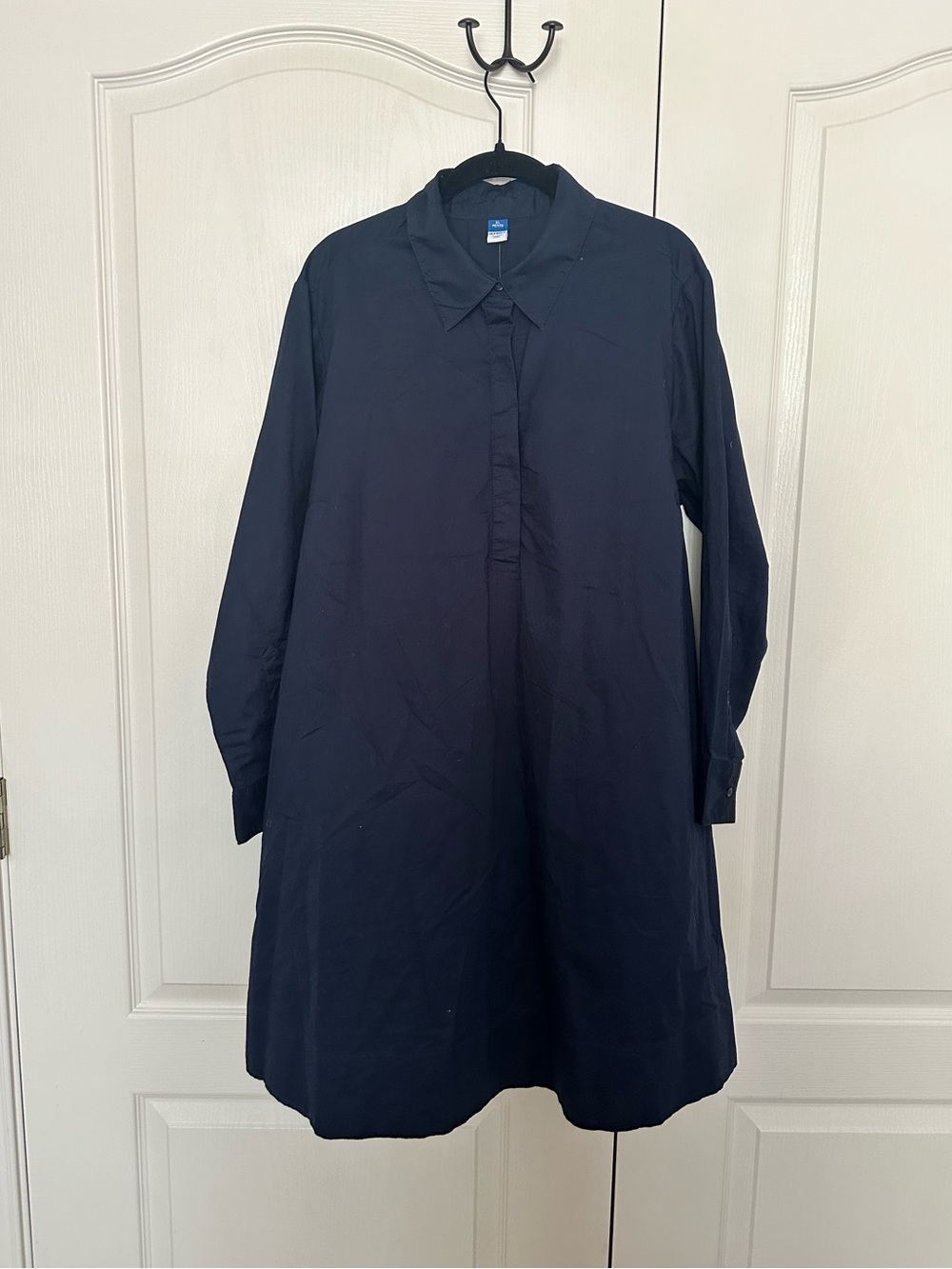 Old Navy Navy Blue Shirt Dress